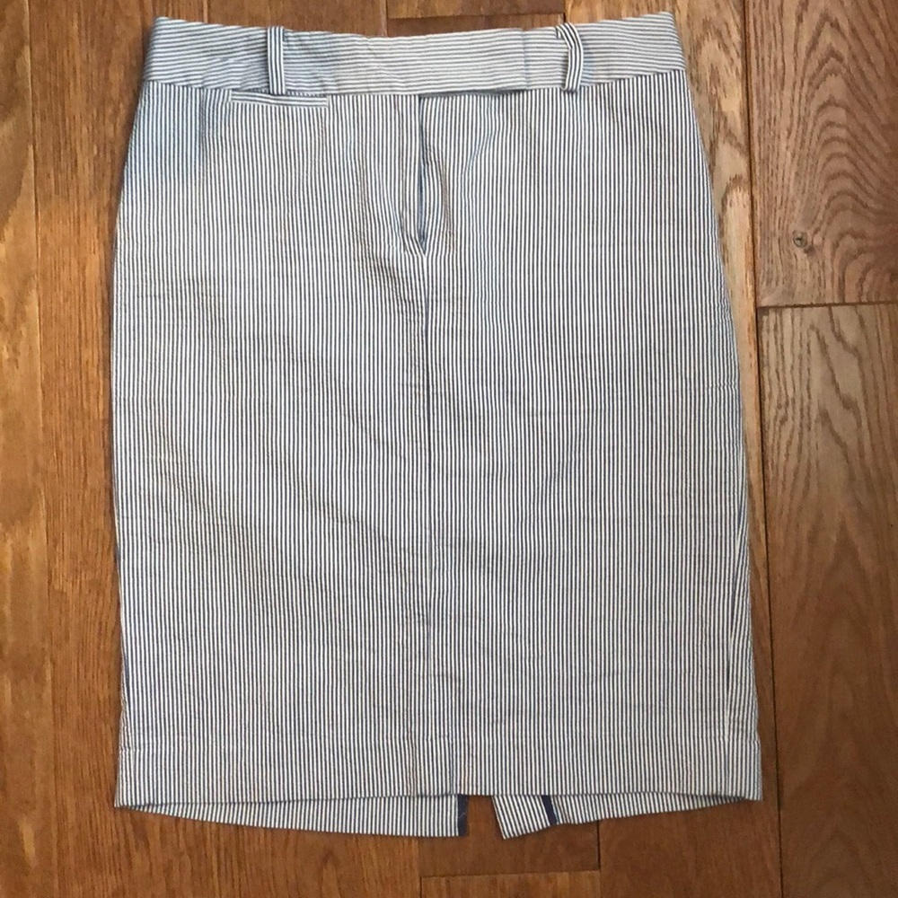 Talbots Seersucker skirt
